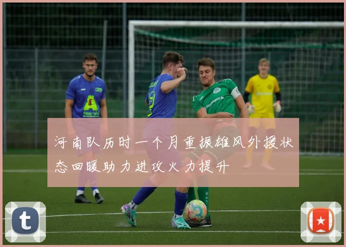 河南队历时一个月重振雄风外援状态回暖助力进攻火力提升